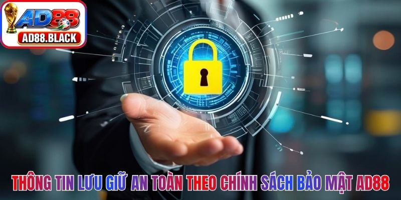 Thông tin người dùng được lưu giữ an toàn theo chính sách bảo mật AD88